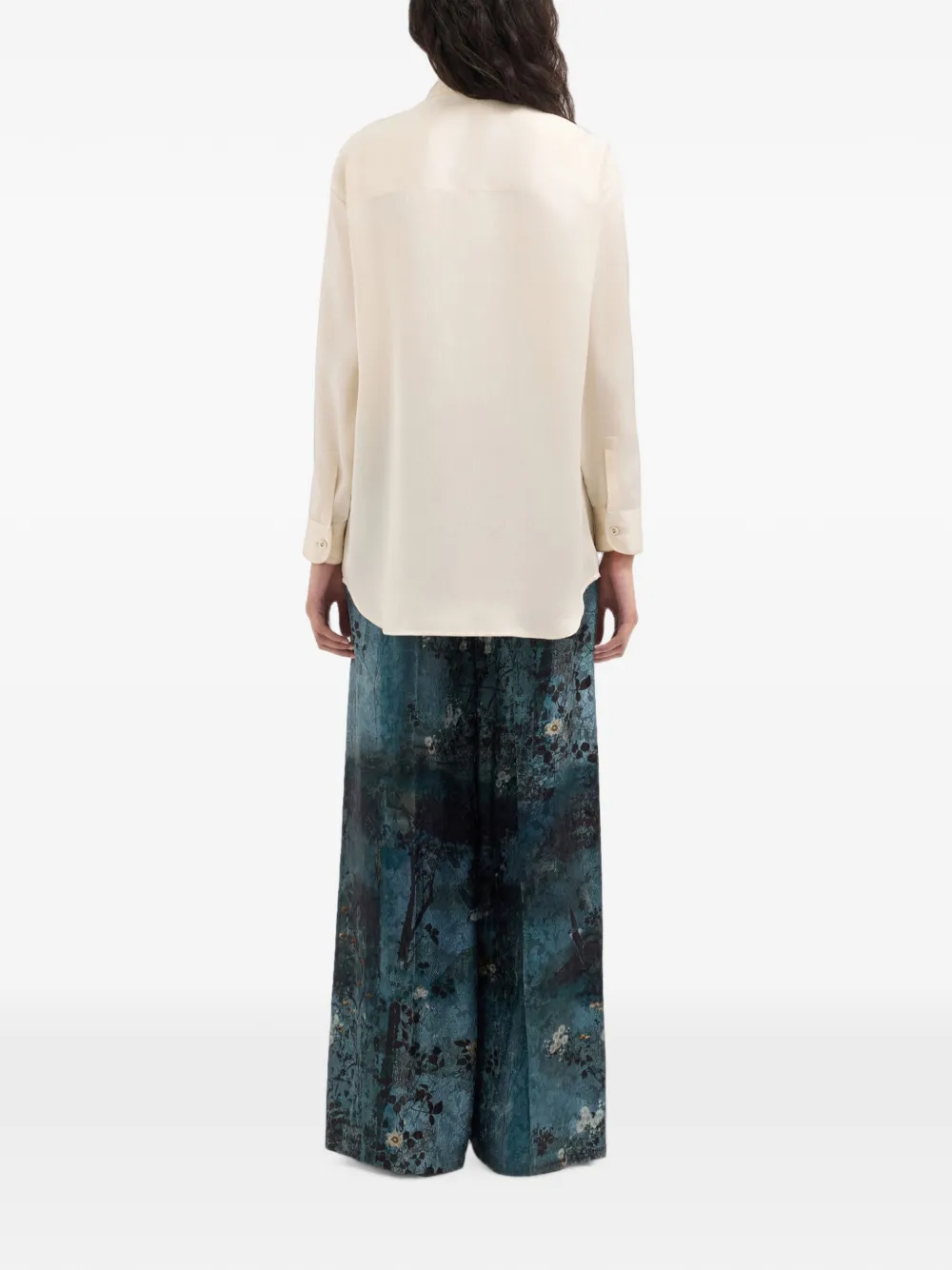 Pierre-Louis Mascia Zijden blouse Wit