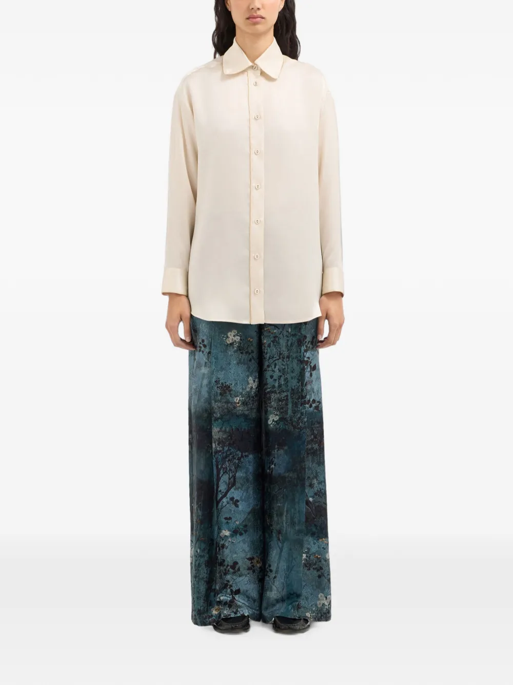 Pierre-Louis Mascia Zijden blouse Wit