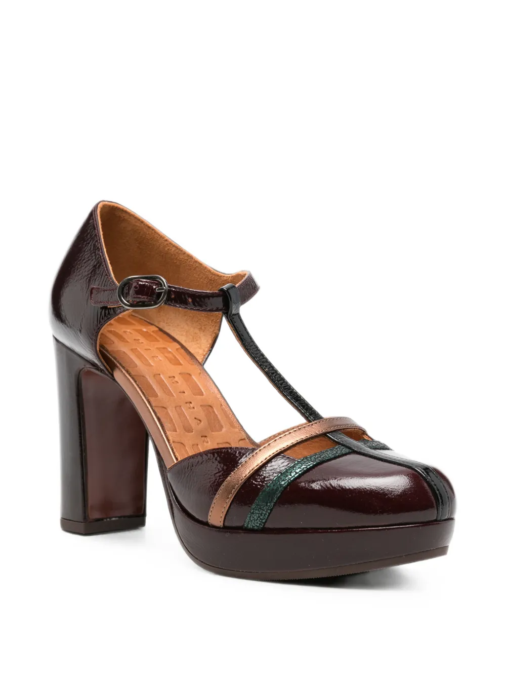 Chie Mihara Uyaro T-bar platform pumps Paars