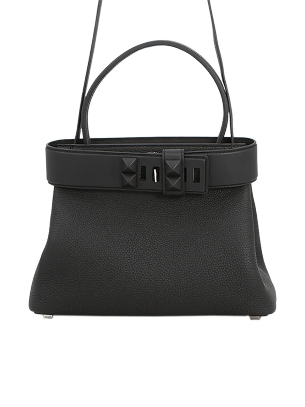 Hermès Pre-Owned 2025 Togo and Swift Medor Bag satchel - Nero