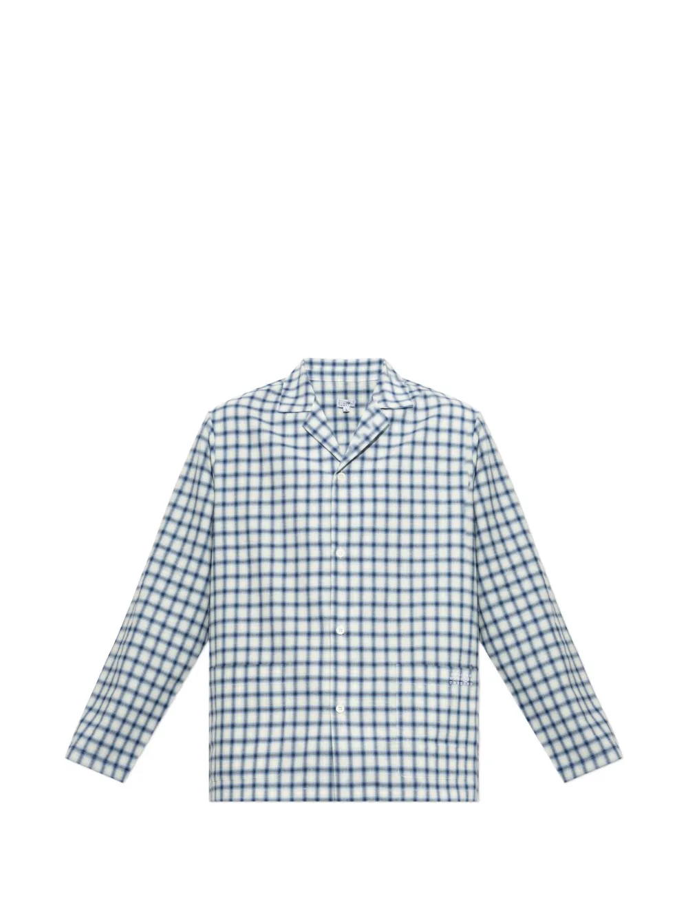MM6 Maison Margiela check-pattern pajama top - Toni neutri