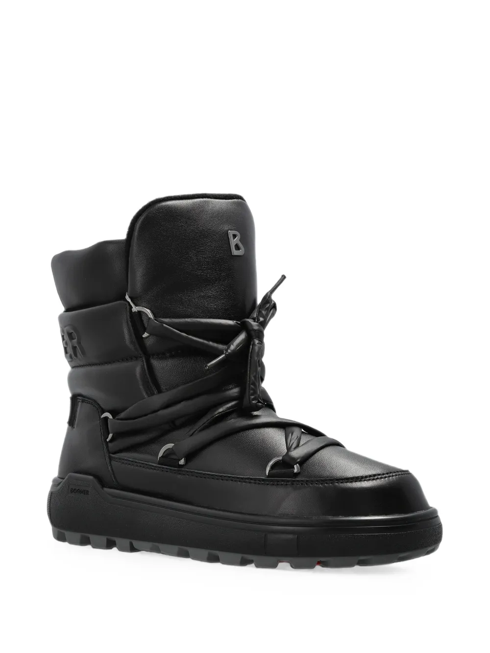 BOGNER Chamonix leather snow boots Zwart