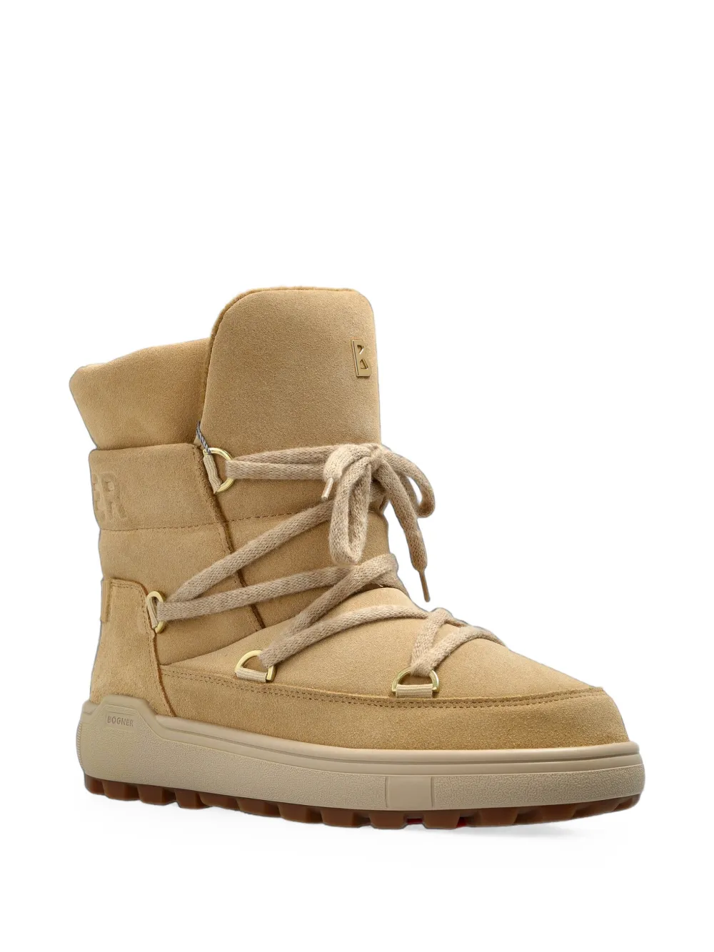 BOGNER Chamonix suede snow boots Beige