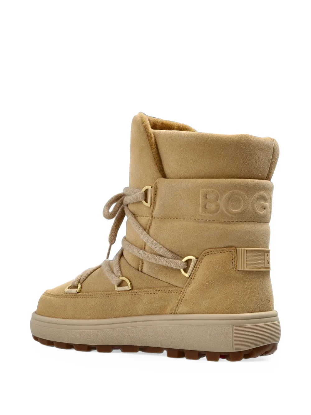 BOGNER Chamonix suede snow boots Beige