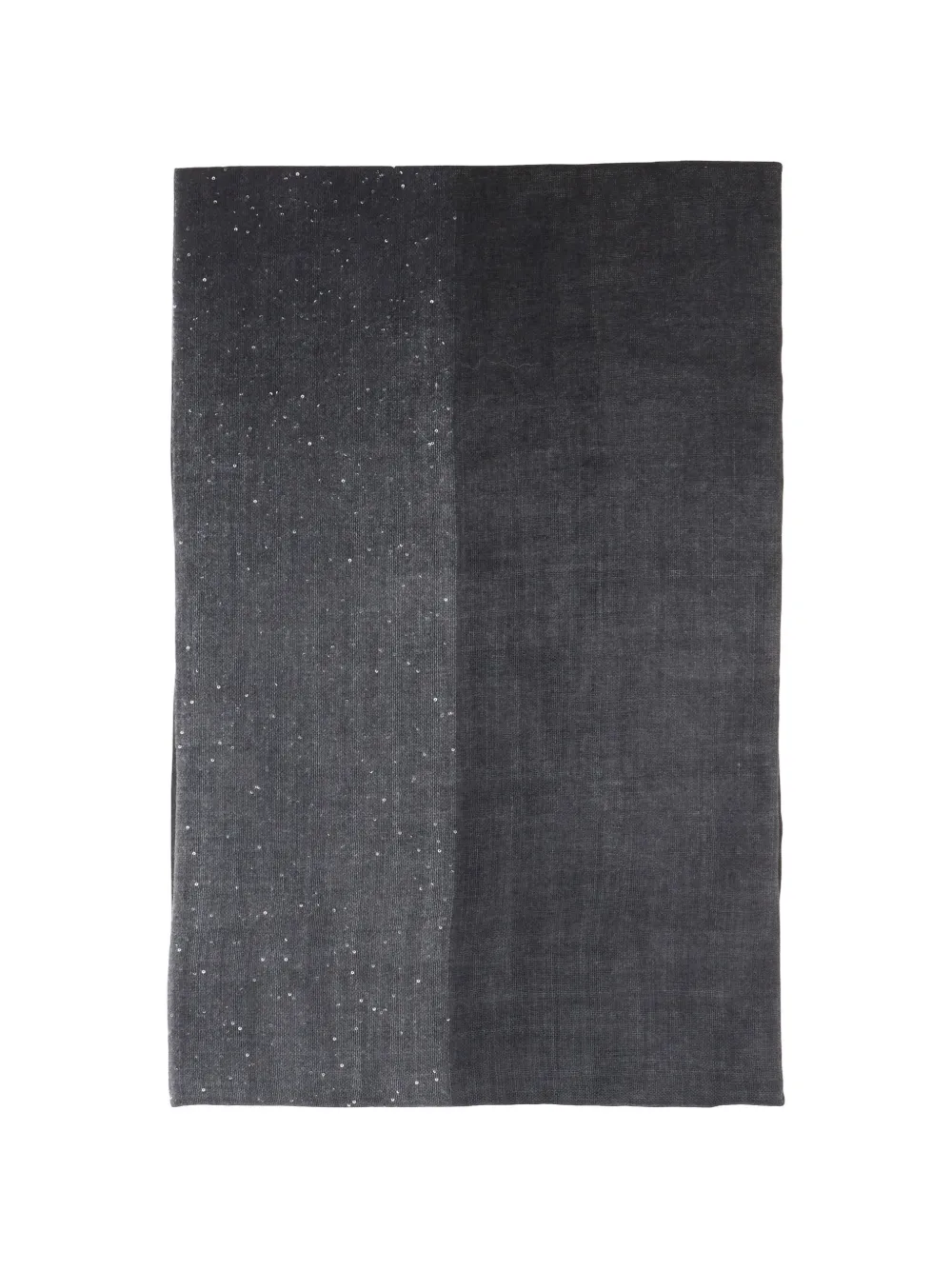 Faliero Sarti sequin-embellished fringed scarf Grijs