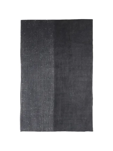 Faliero Sarti sequin-embellished fringed scarf