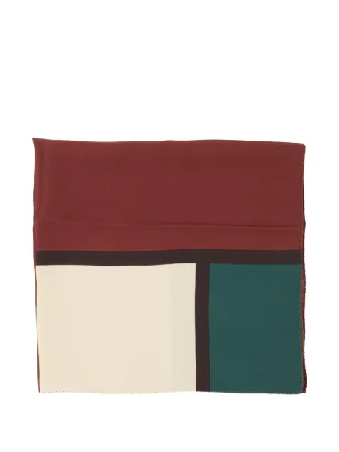 Faliero Sarti Mondrian silk scarf