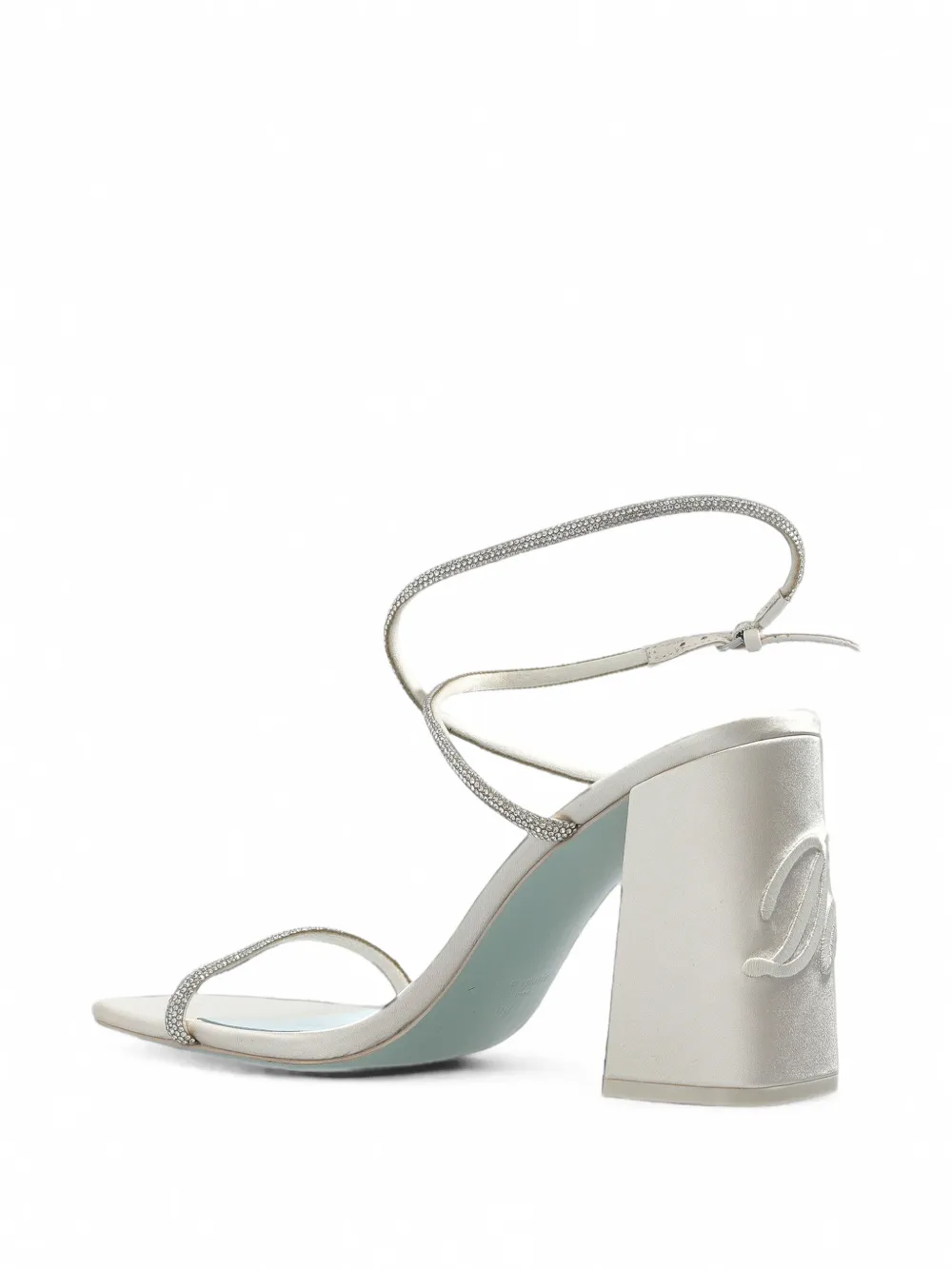 Kate Spade Say I Do sandalen met blokhak en verfraaid met kristallen Zilver