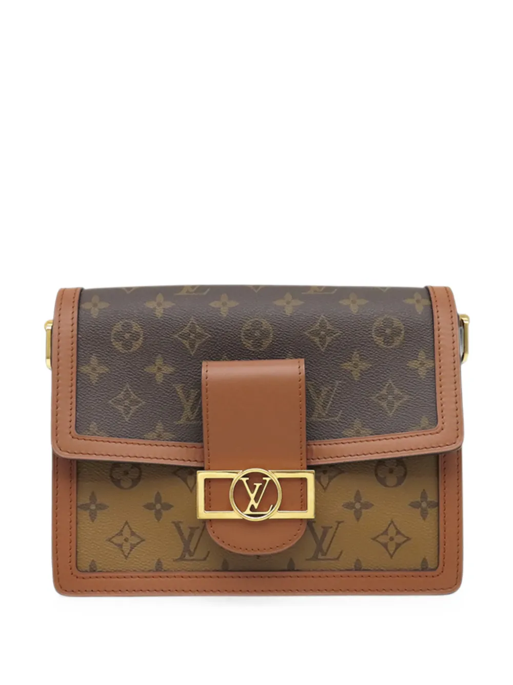 Louis Vuitton Pre-Owned 2021-2026 Monogram Reverse Dauphine MM satchel - Marrone