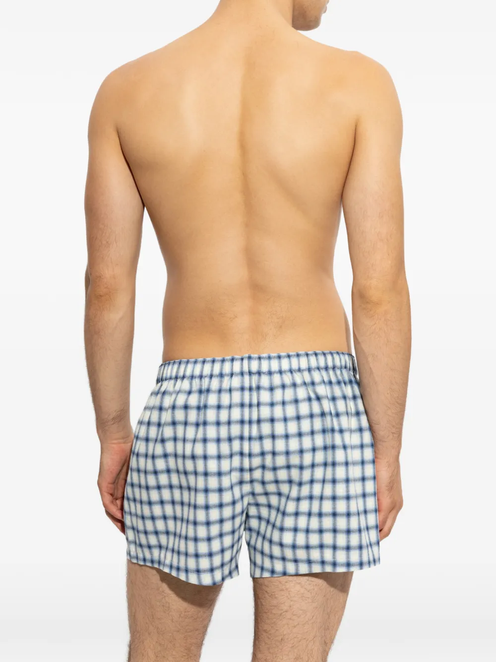 MM6 Maison Margiela Geruite boxershorts Beige