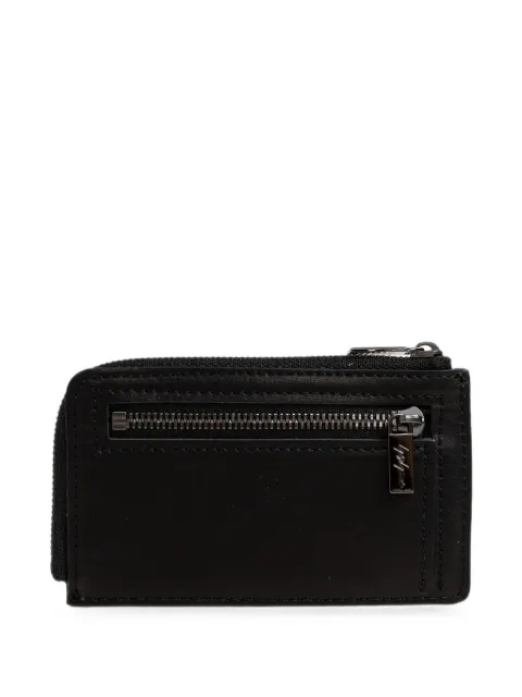 Discord Yohji Yamamoto logo-detail leather card holder