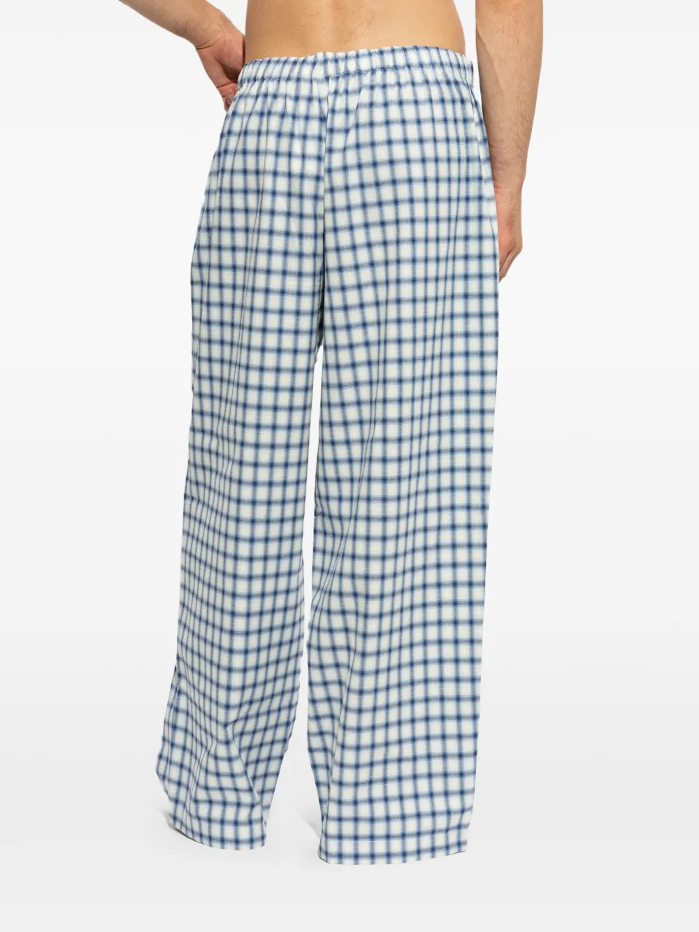 MM6 Maison Margiela check-print pajama pants Beige