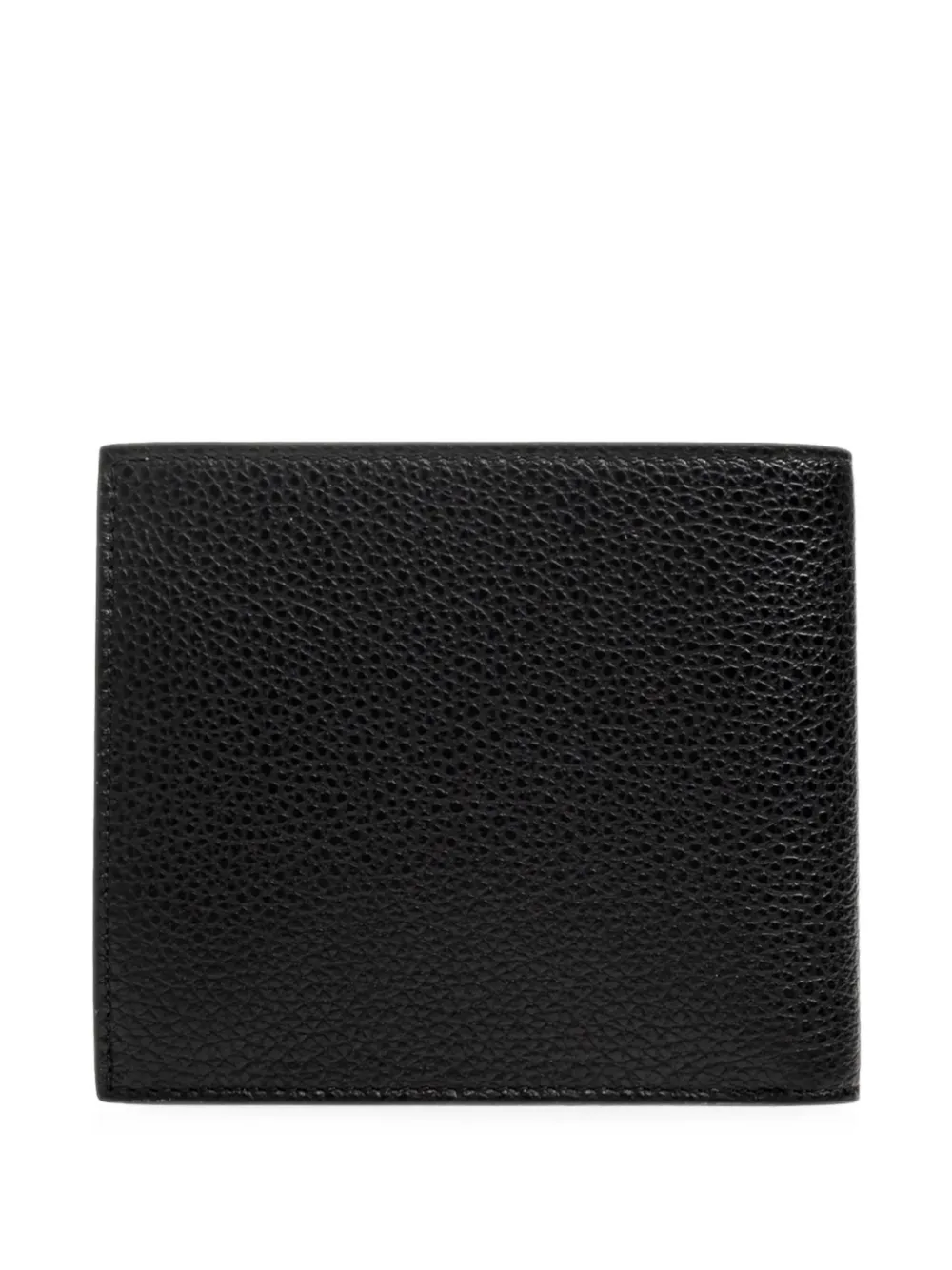 DSQUARED2 logo-plaque pebbled leather wallet Zwart