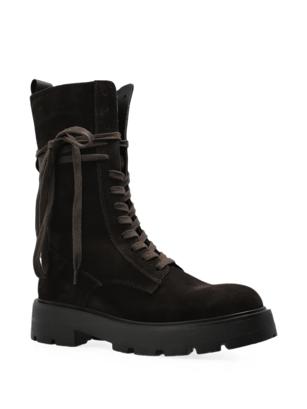 BOGNER Riga suède combat boots Bruin