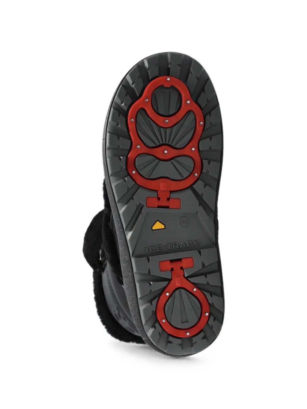 BOGNER Chamonix shearling-trim leather snow boots Zwart
