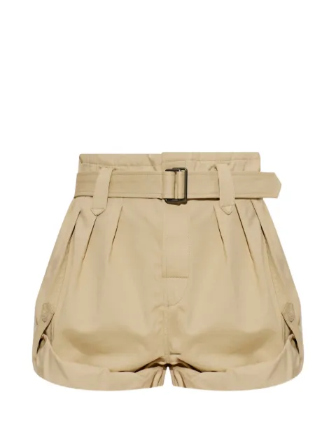 Kenzo belted pleated shorts