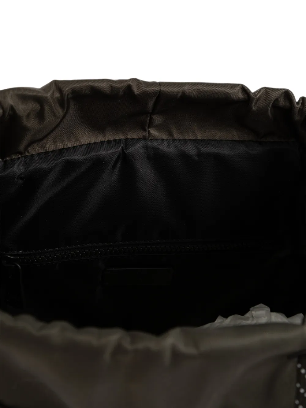 Moncler Kenton Drill logo-patch backpack Groen