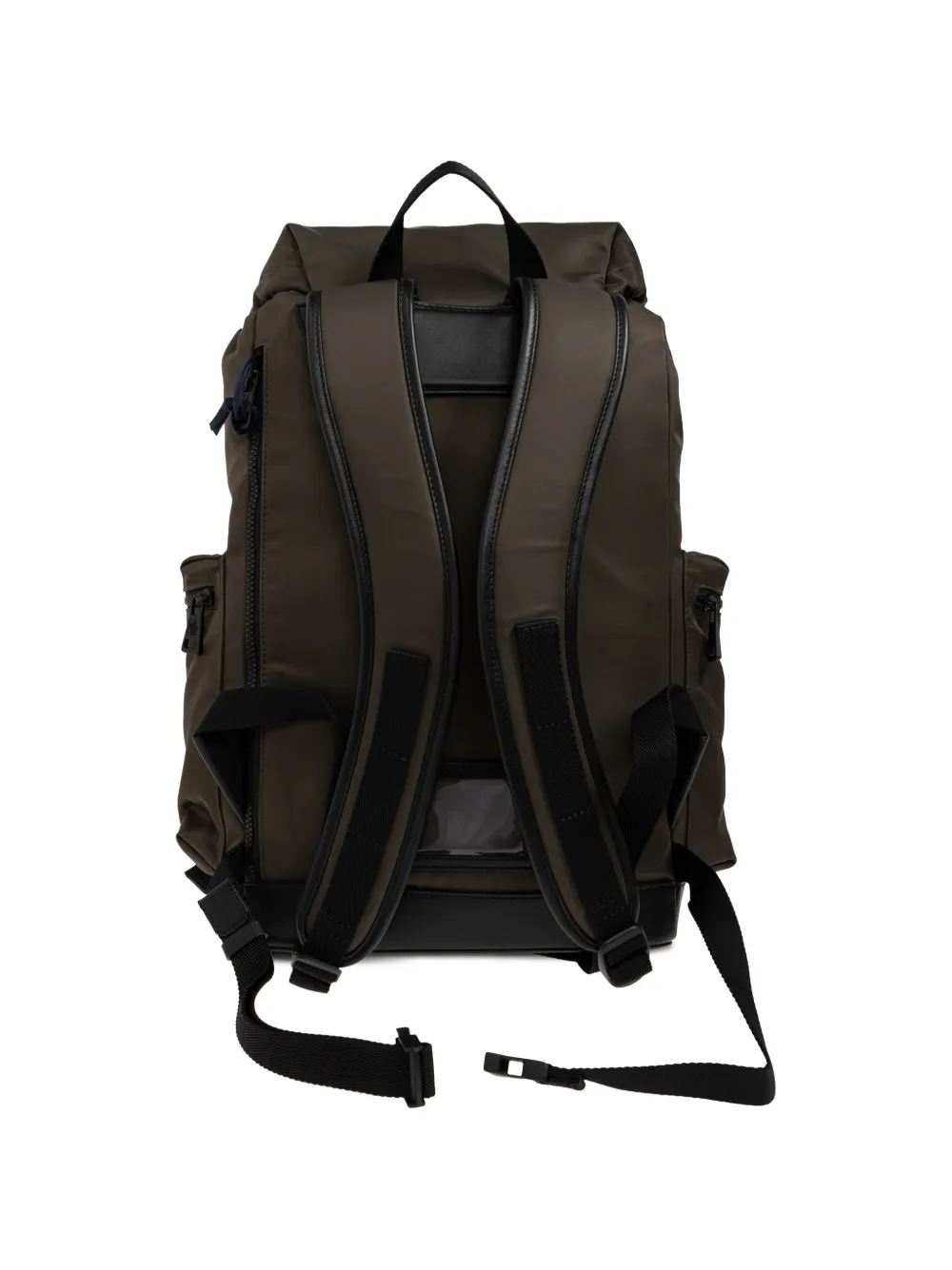 Moncler Kenton Drill logo-patch backpack Groen