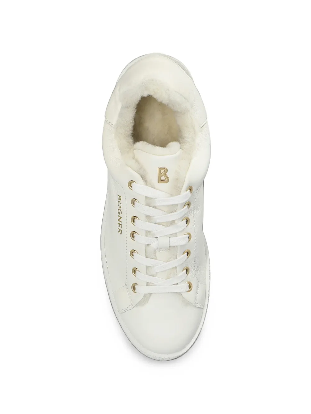 Bogner Lucerne Leather Sneakers in White, view 4