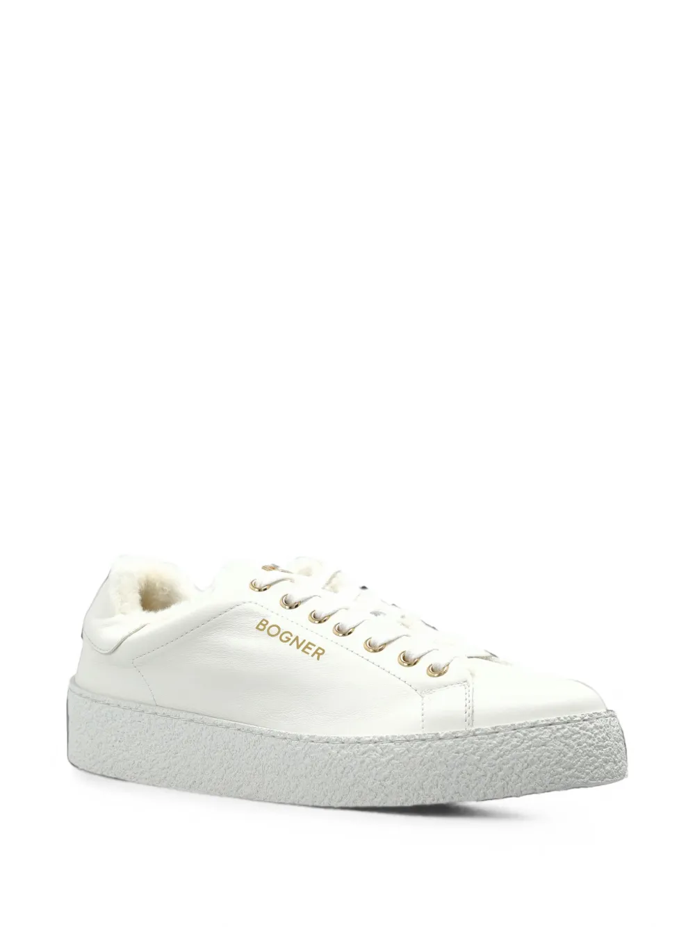 Bogner Lucerne Leather Sneakers in White, view 2