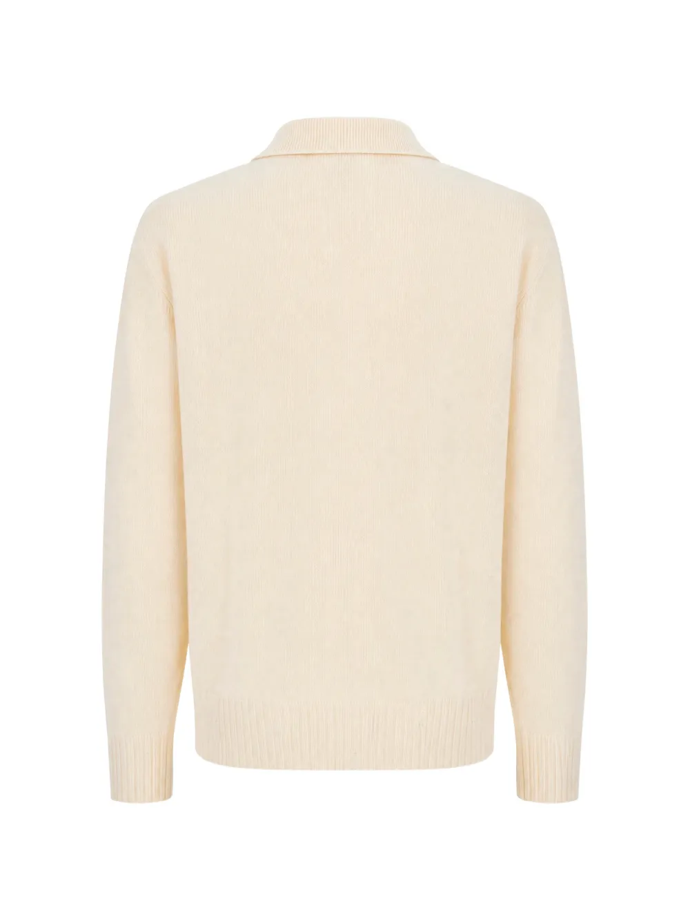 AMARANTO Poloshirt met kraag en knopen Beige