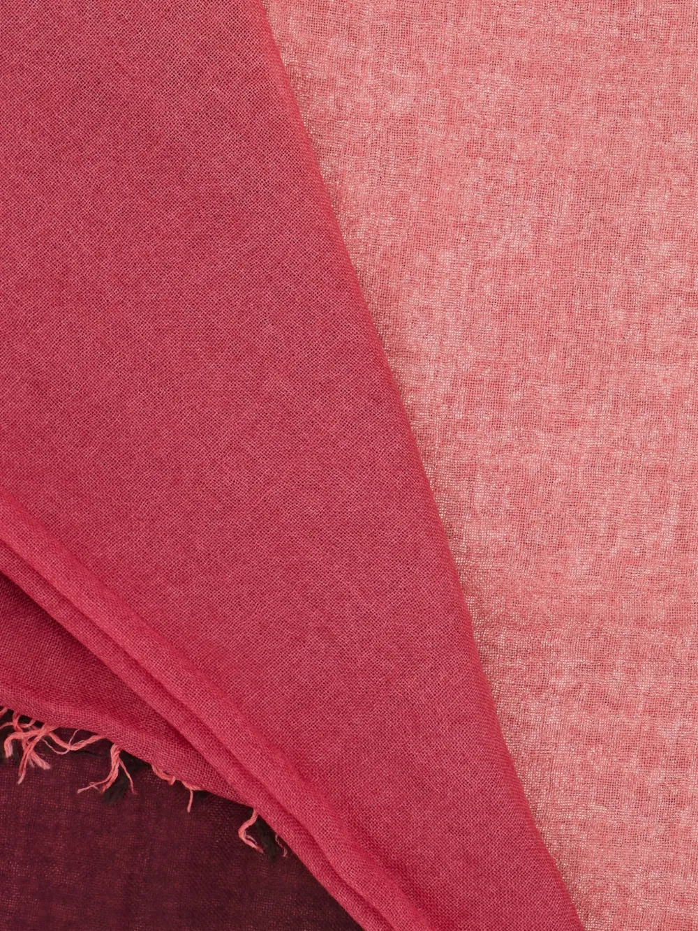 Faliero Sarti fringed scarf Rood