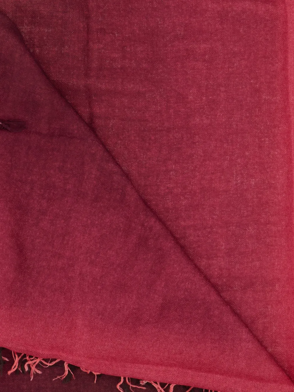 Faliero Sarti fringed scarf Rood
