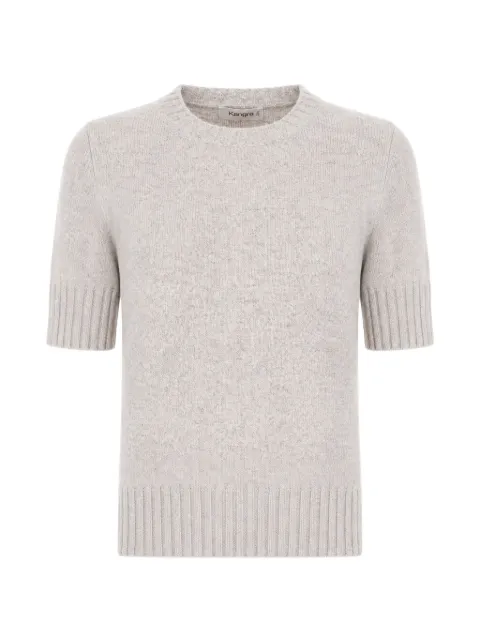 Kangra short-sleeve ribbed-trim sweater