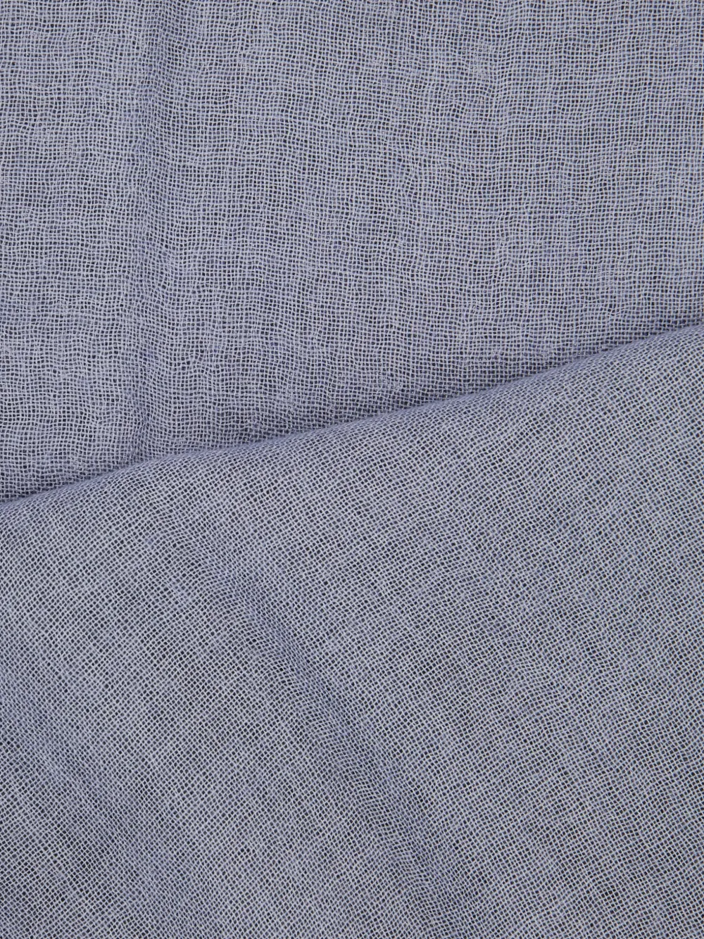 Faliero Sarti frayed scarf Blauw