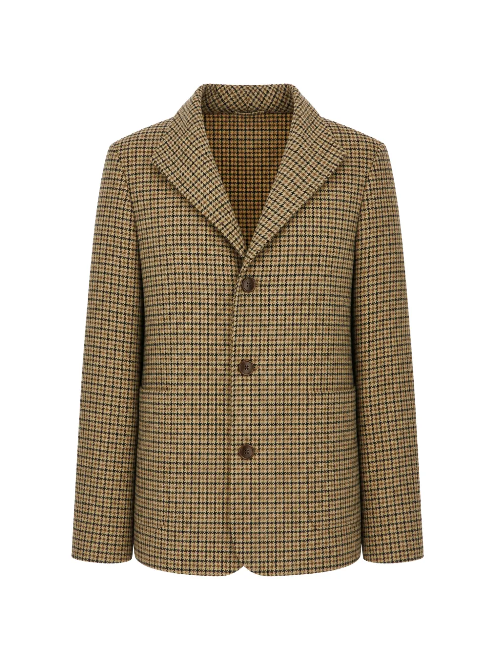 Fortela Scotland check wool blazer - Green