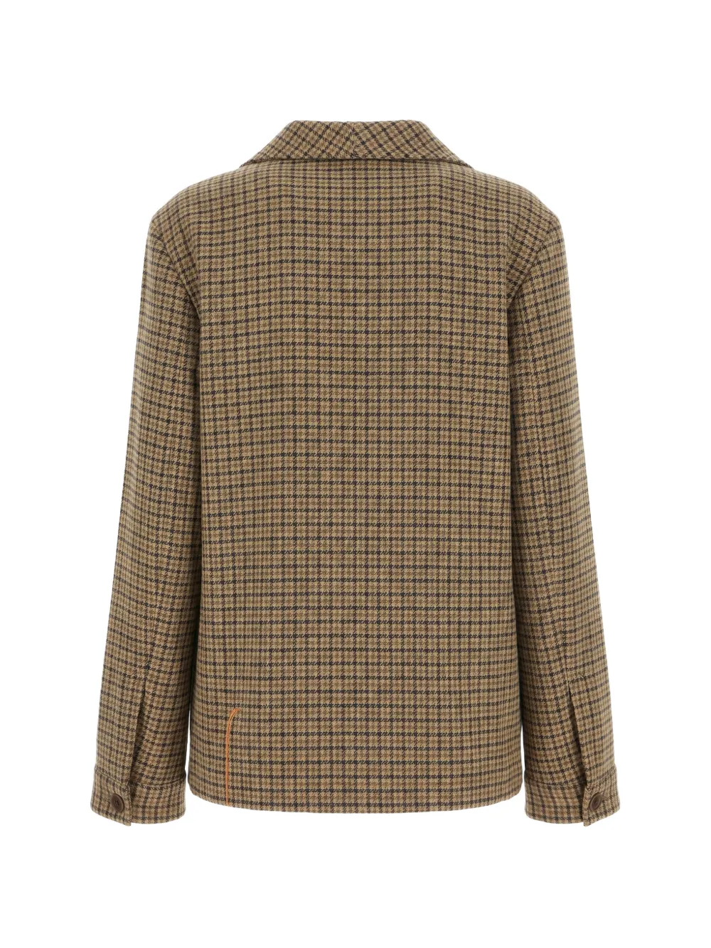 Fortela Scotland geruite wollen blazer Groen