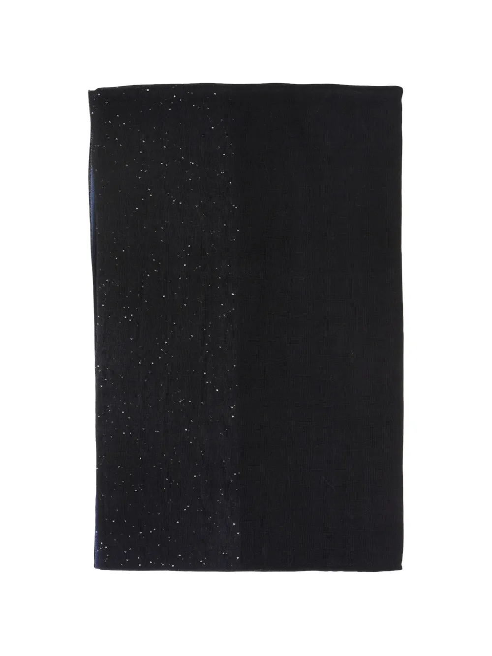 Faliero Sarti sequin-embellished frayed scarf Blauw