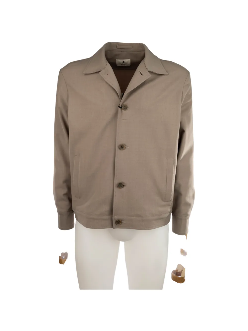 Myths button-up shirt jacket - Tons neutres Myths button-up shirt jacket - Tons neutres