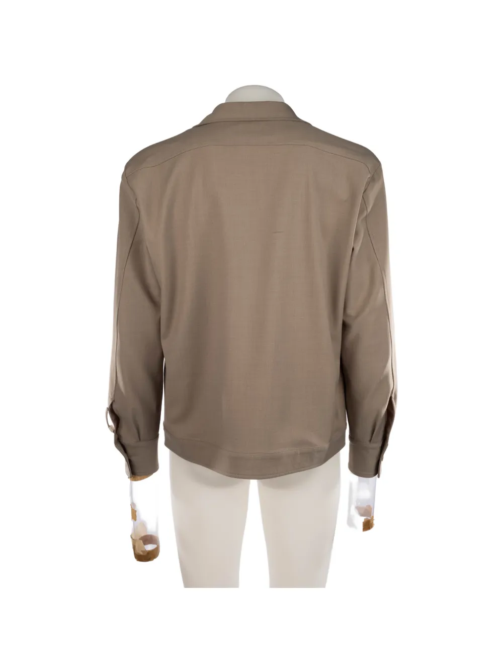 Myths button-up shirt jacket Beige