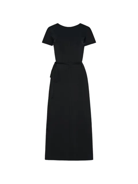 Another Tomorrow boat-neck midi dress