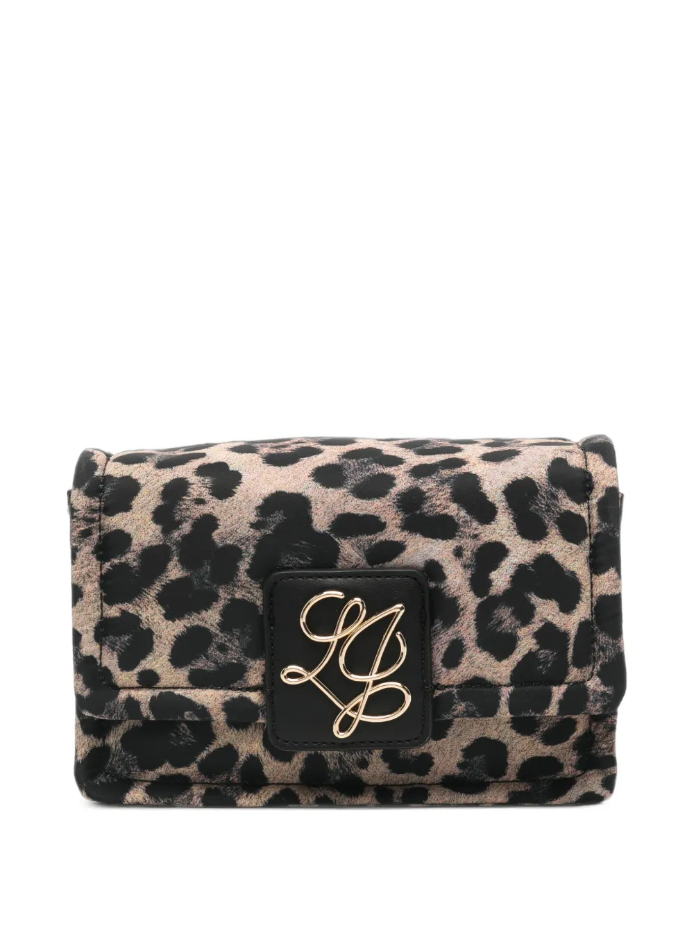 LIU JO leopard-print logo-plaque belt bag - Toni neutri