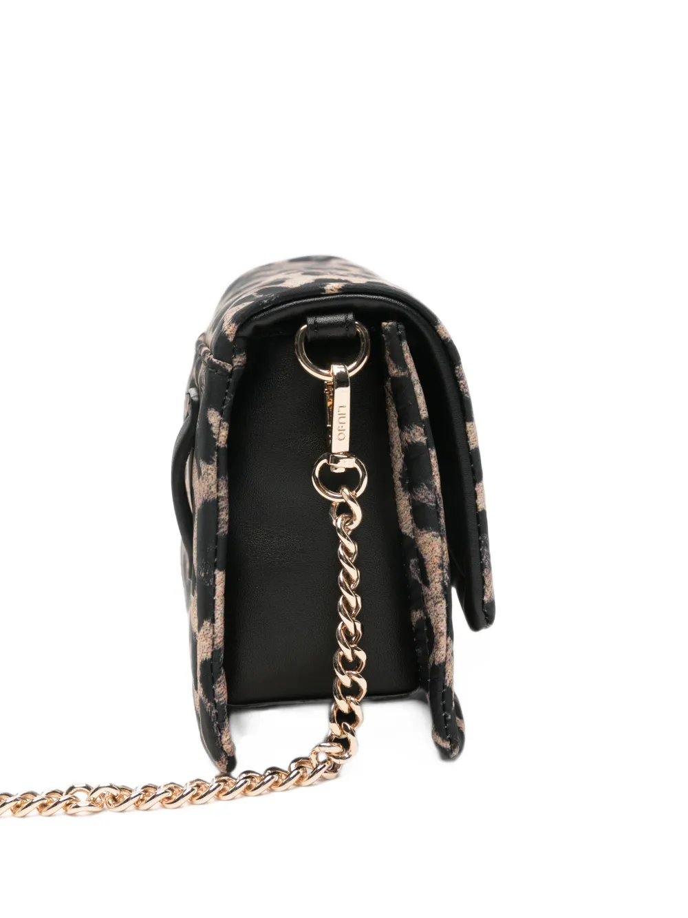 LIU JO leopard-print logo-plaque belt bag Beige