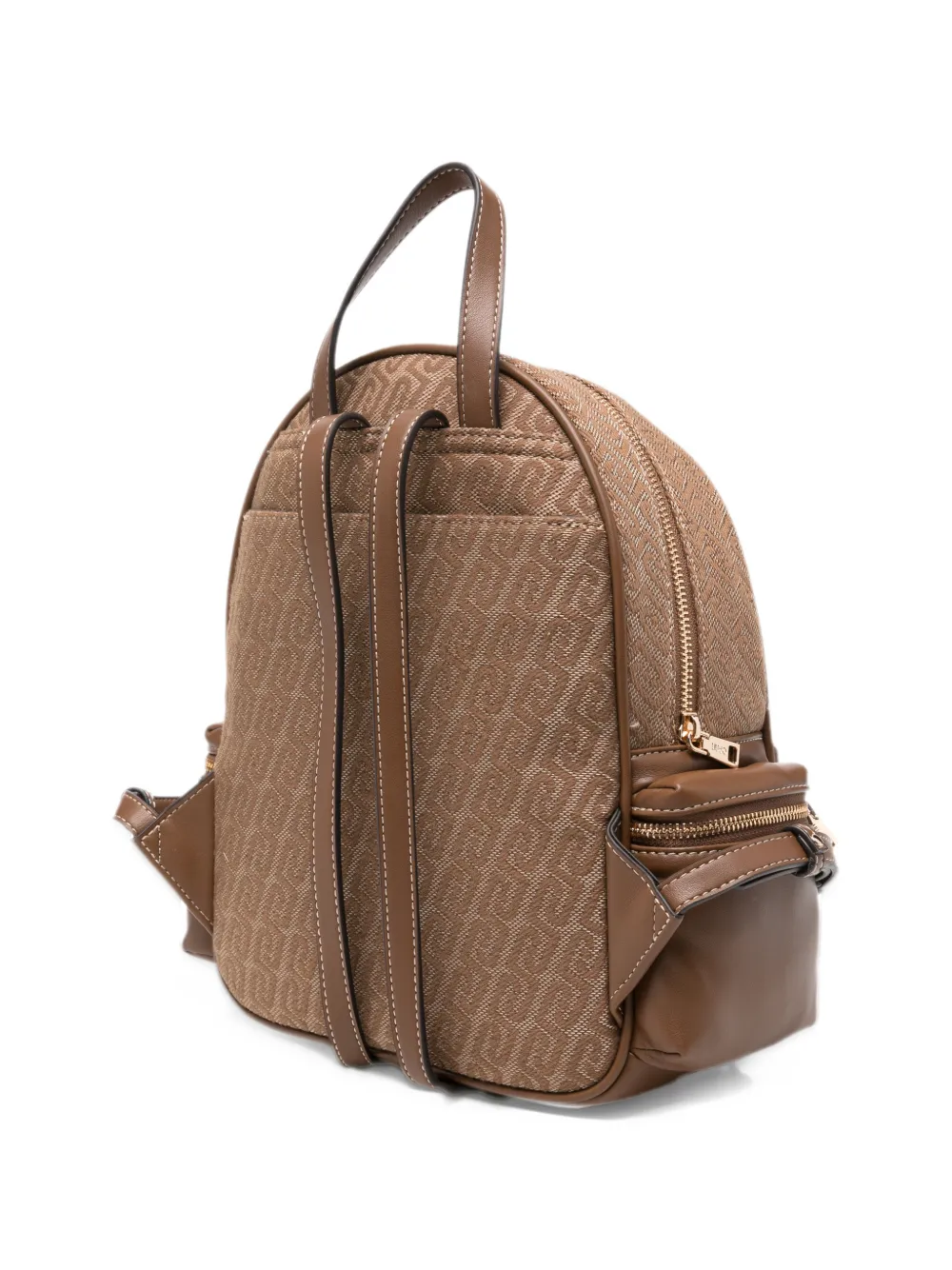 LIU JO monogram-jacquard backpack Bruin