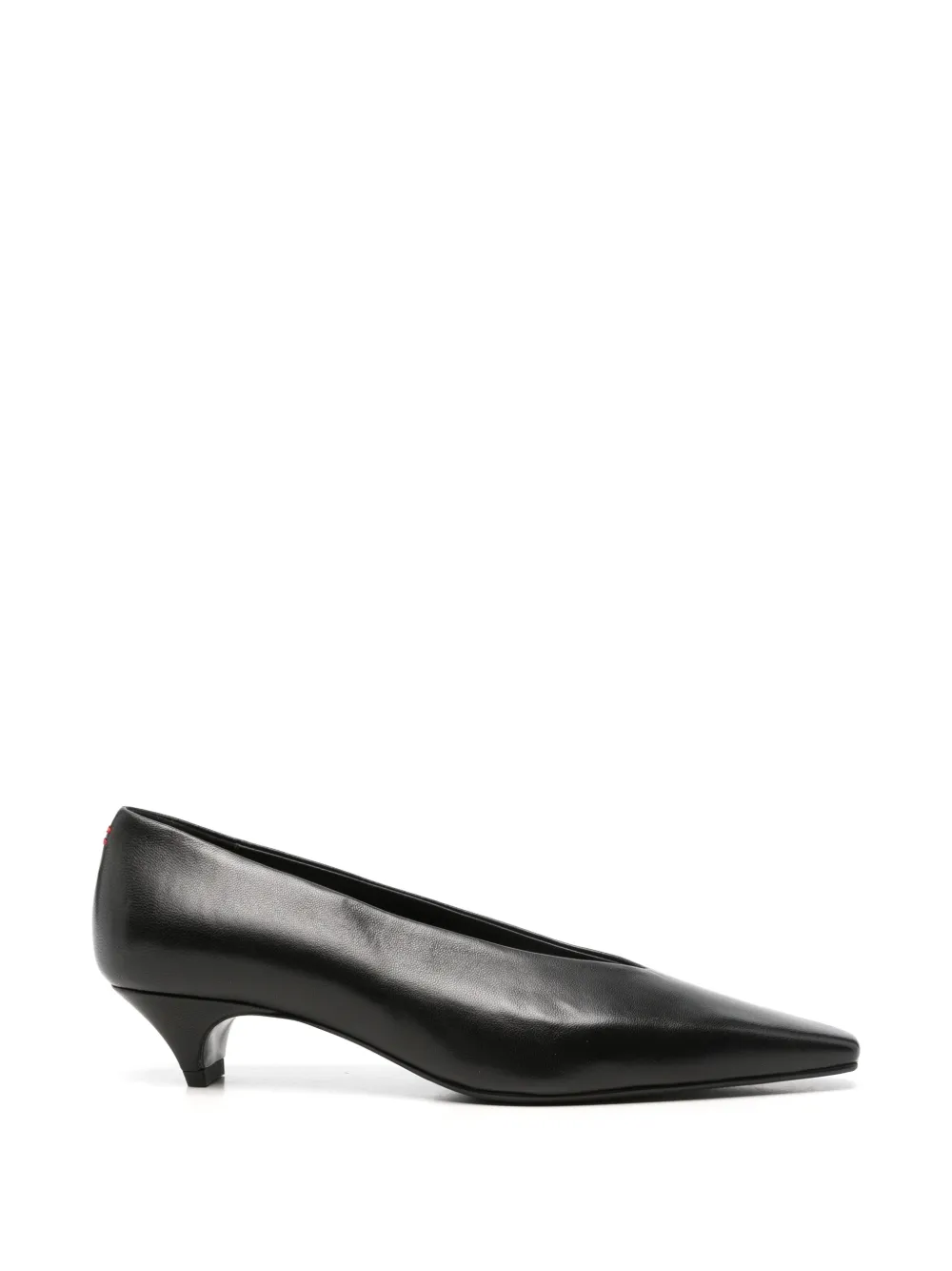 Halmanera Fern pointed-toe leather heeled pumps