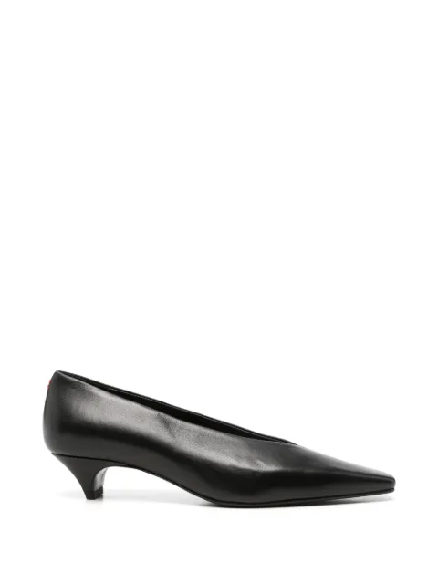 Halmanera zapatos de tacón Fern de piel con puntera en punta