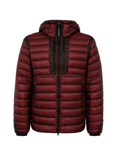 C.P. Company Goggle-detail quilted jacket