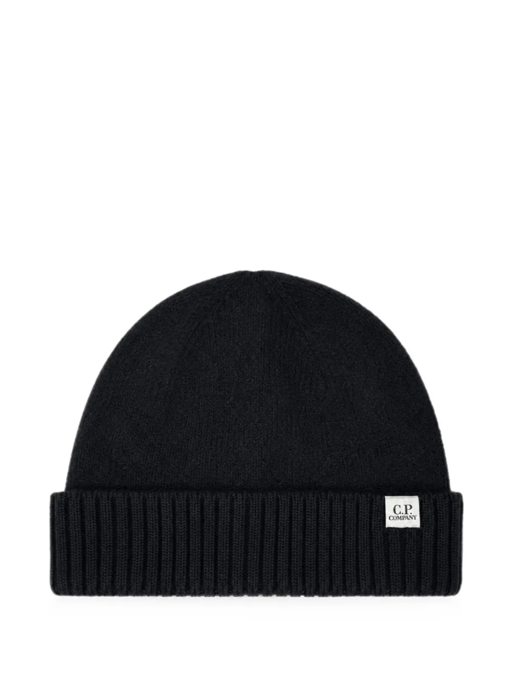 C.P. Company ribbed-knit beanie hat - Nero