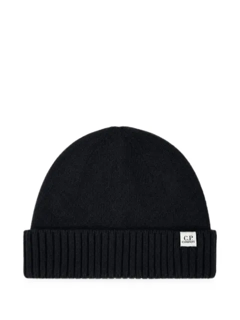 C.P. Company ribbed-knit beanie hat