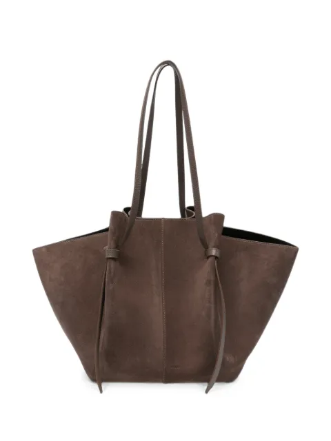 Yuzefi XL Mochi suede shoulder bag