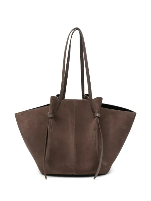 Yuzefi XL Mochi suede shoulder bag
