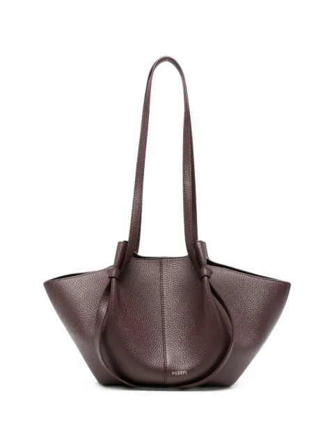 Yuzefi bolso shopper Mochi de piel granulada