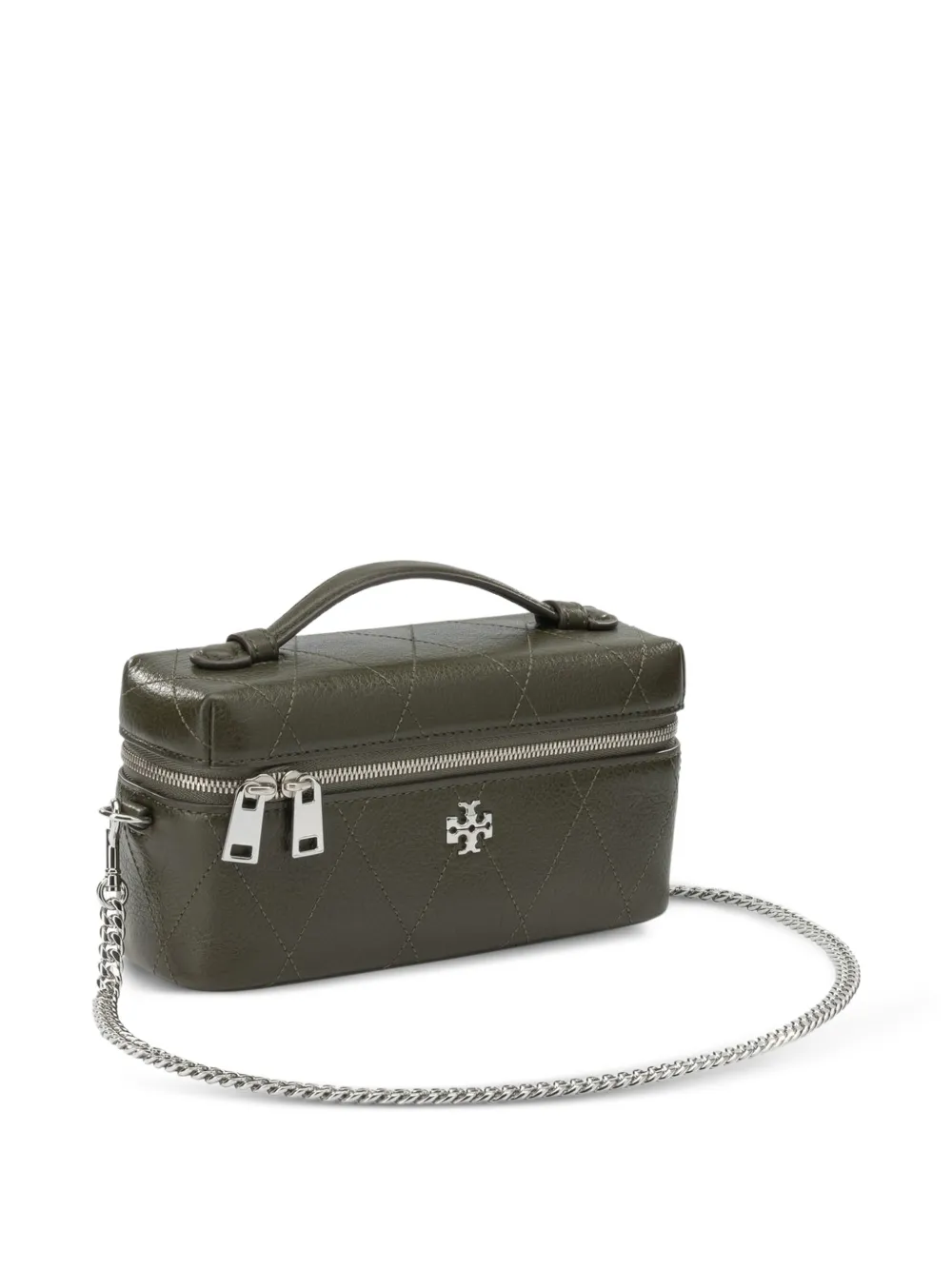 Tory Burch Charlie gewatteerde shopper Groen