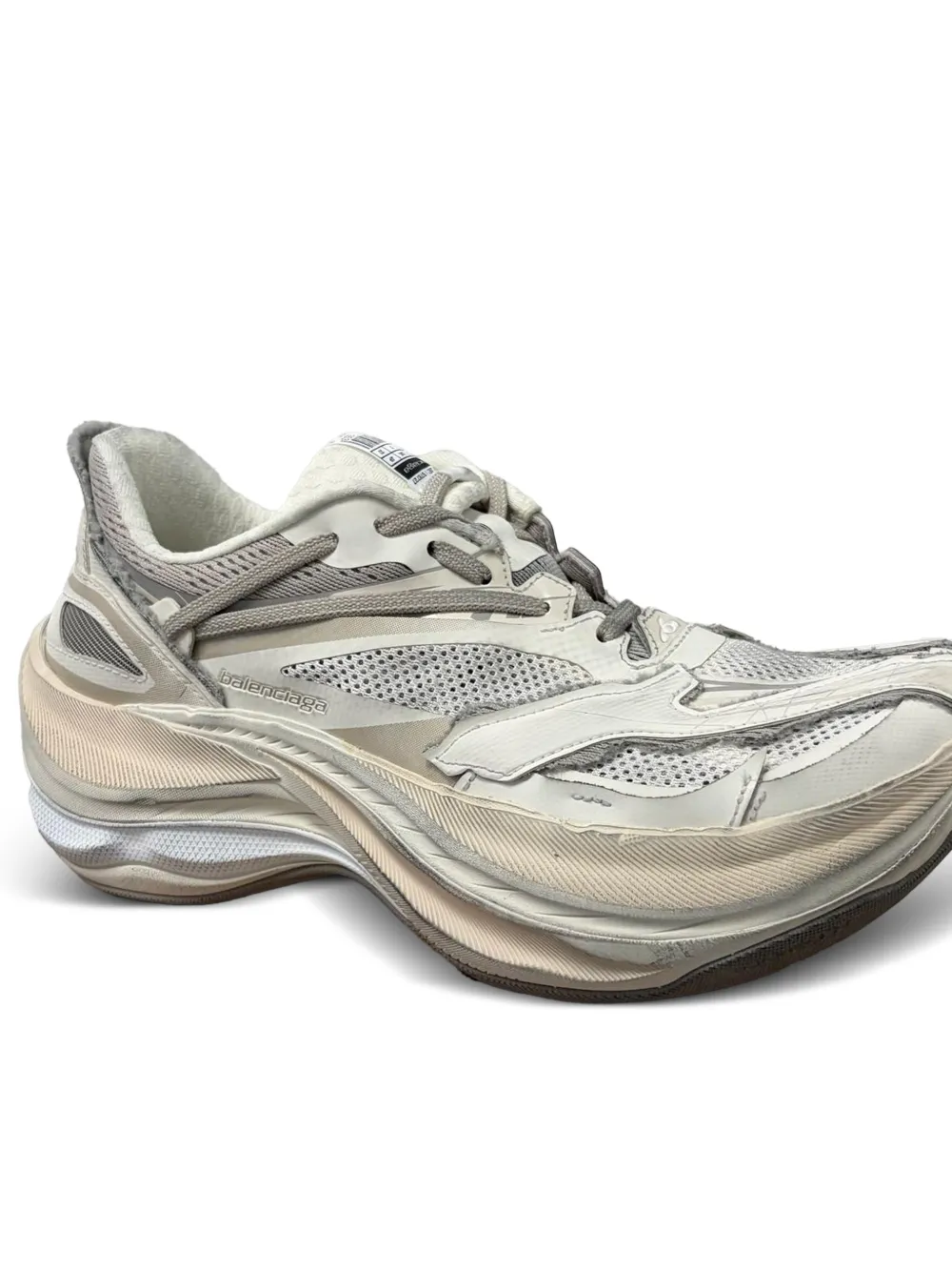 Balenciaga Jet paneled sneakers Beige