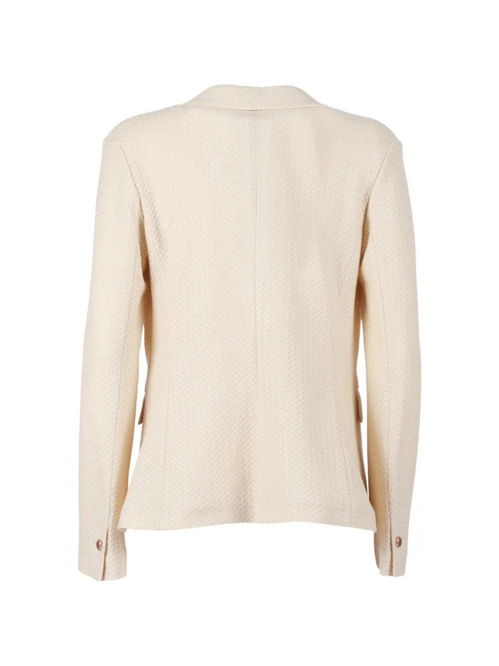 Circolo 1901 Slim-fit blazer met katoenen print Beige