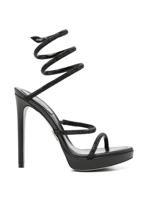 René Caovilla crystal-embellished sandals